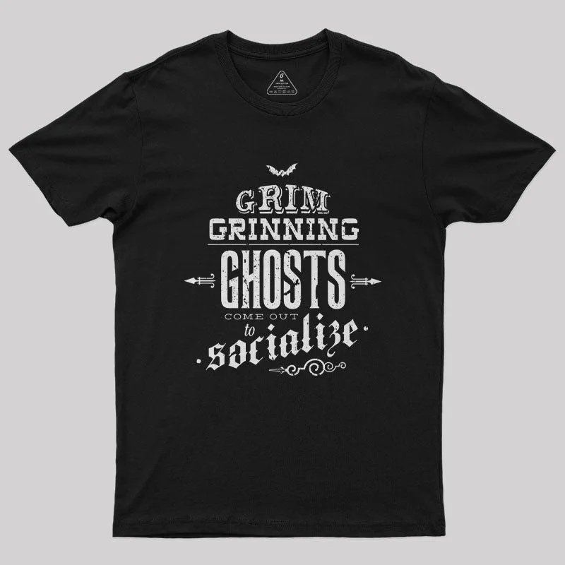 Grim Grinning Ghosts Geek T-Shirt