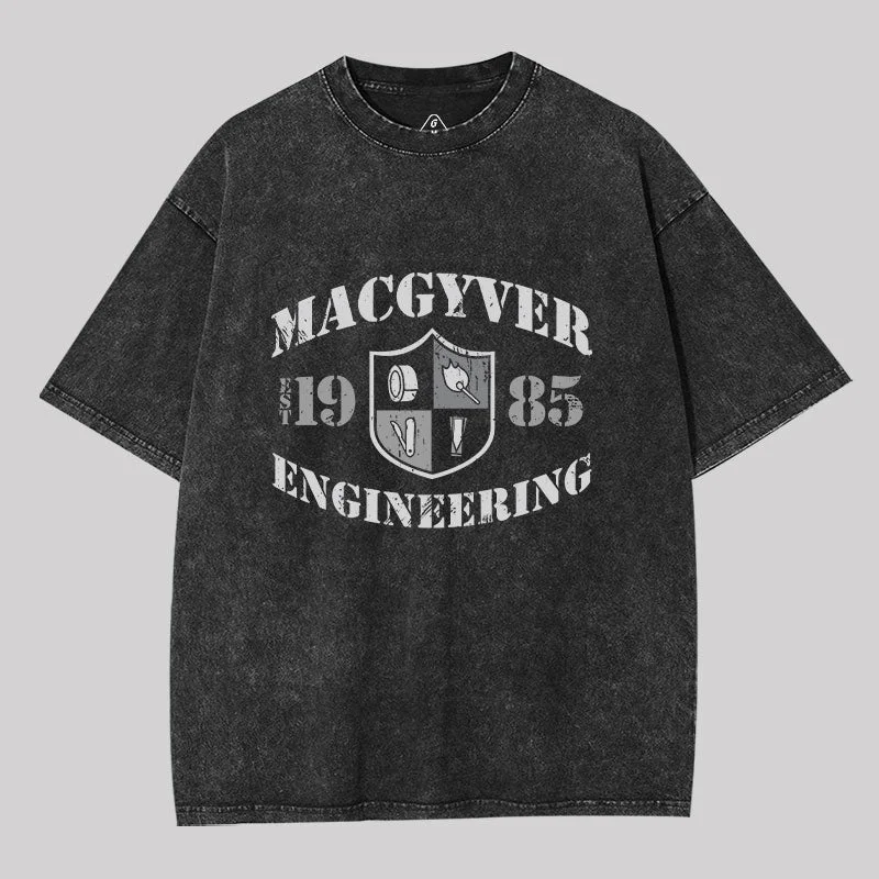 MacGyver Engineering Washed T-shirt