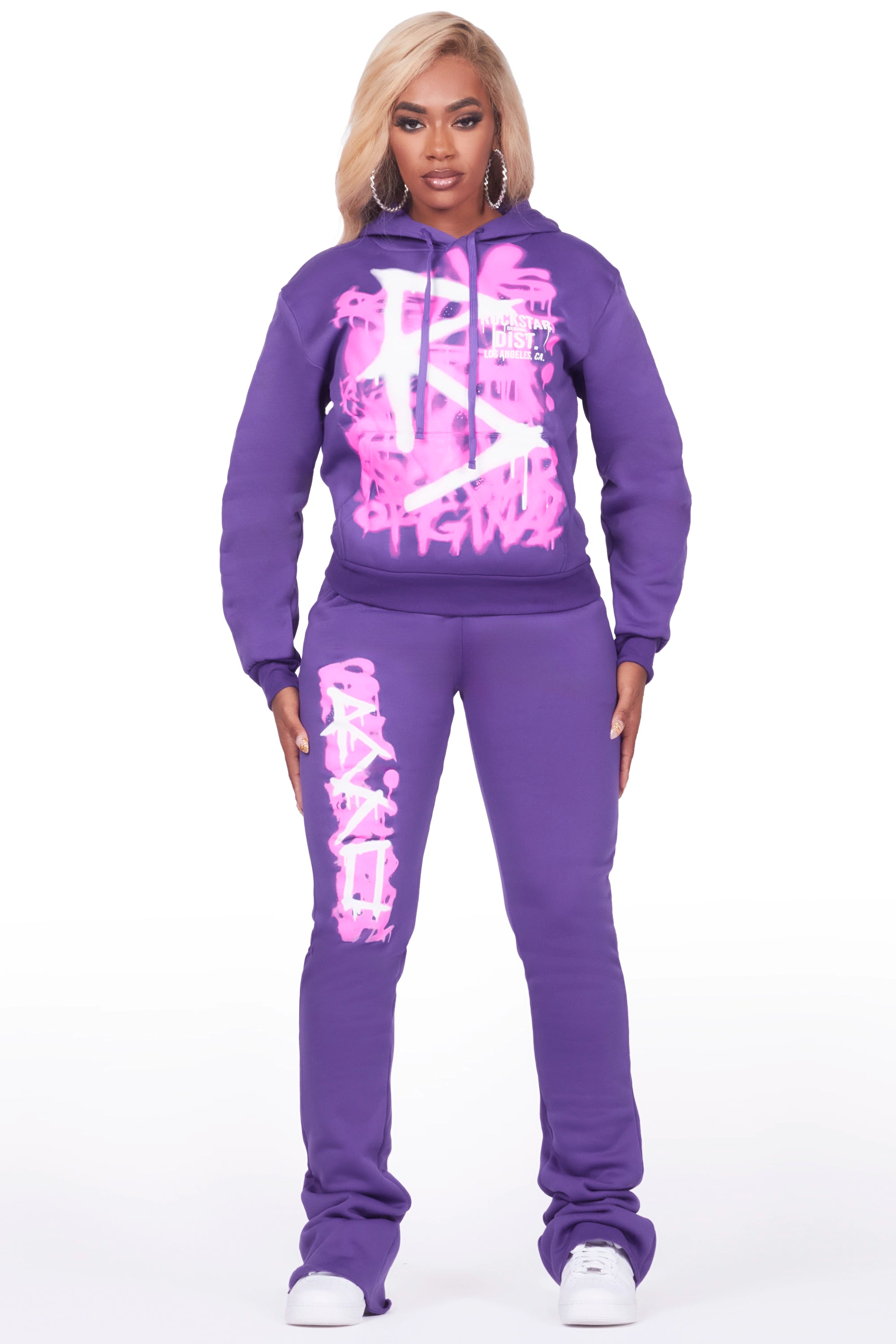 Tanesha Purple Super Stacked Trackset