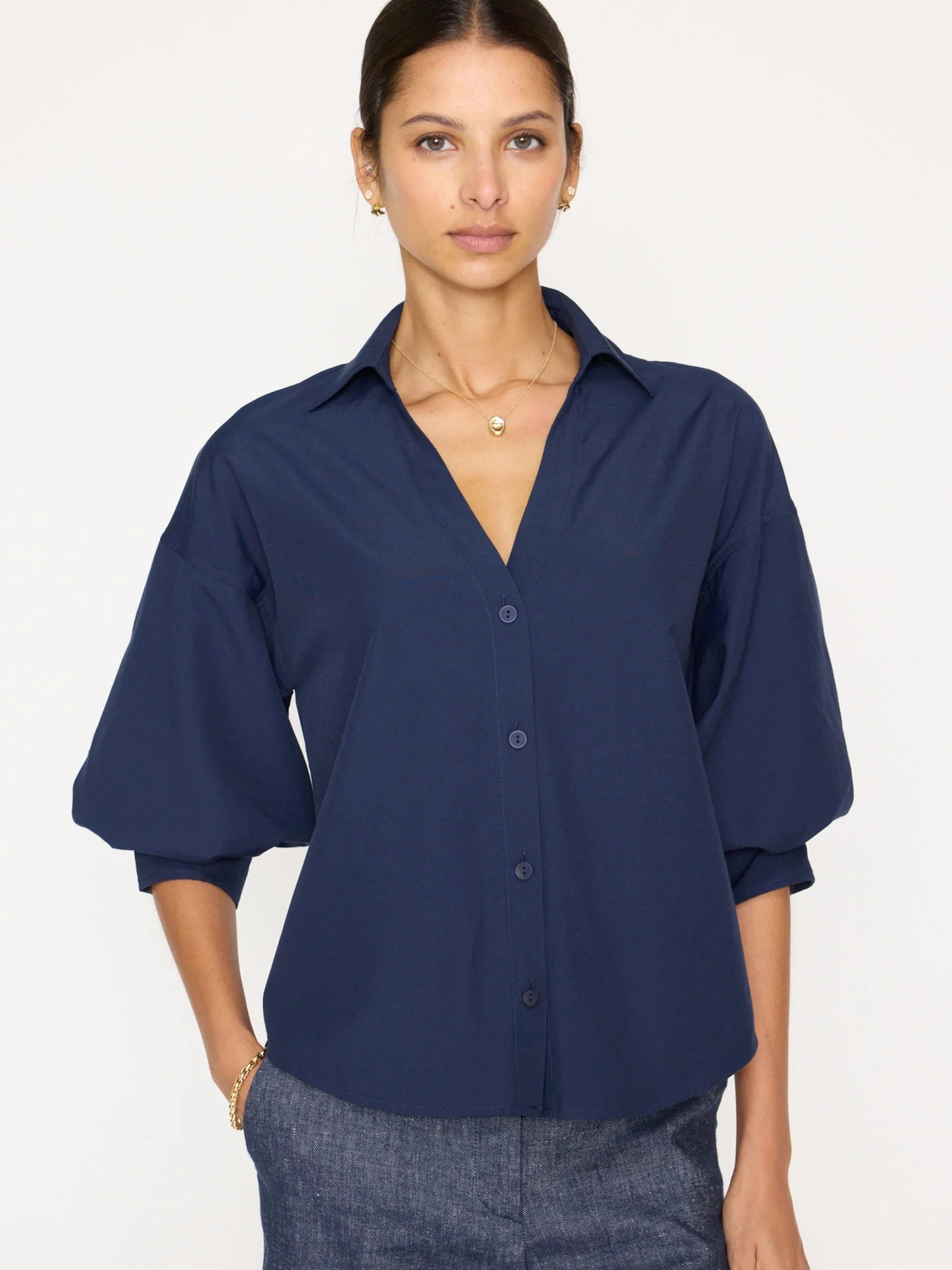 Brochu Walker - Navy Kate Shirt