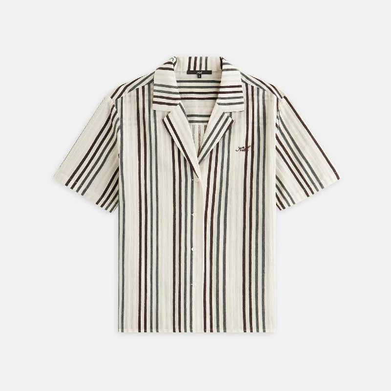 Kith Women Elena II Chenille Stripe Shirt - Echo