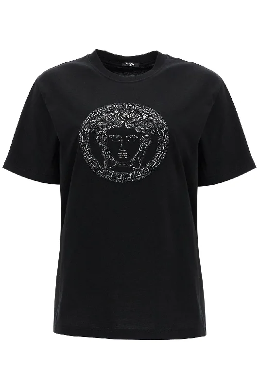 Versace Women's Medusa Embroide T-Shirt